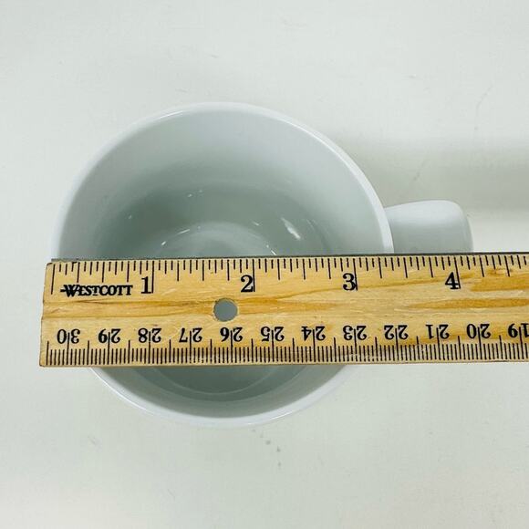 Succulent Plant Mugs Set of Two Ceramic Houseplants White Green Multicolor - Picture 8 of 10